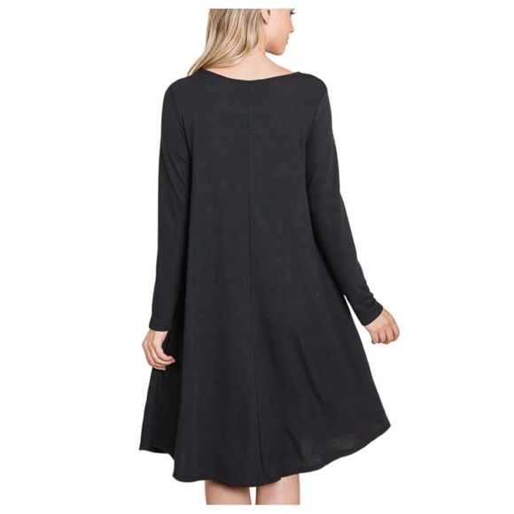 35 Fabulous Effortless Trapeze  Midi Dress - Picture 2 of 3